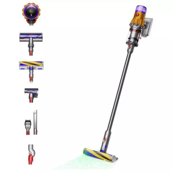 Dyson V12 Detect Slim Absolute Cordless Vacuum Cleaner (Yellow/Nickel)