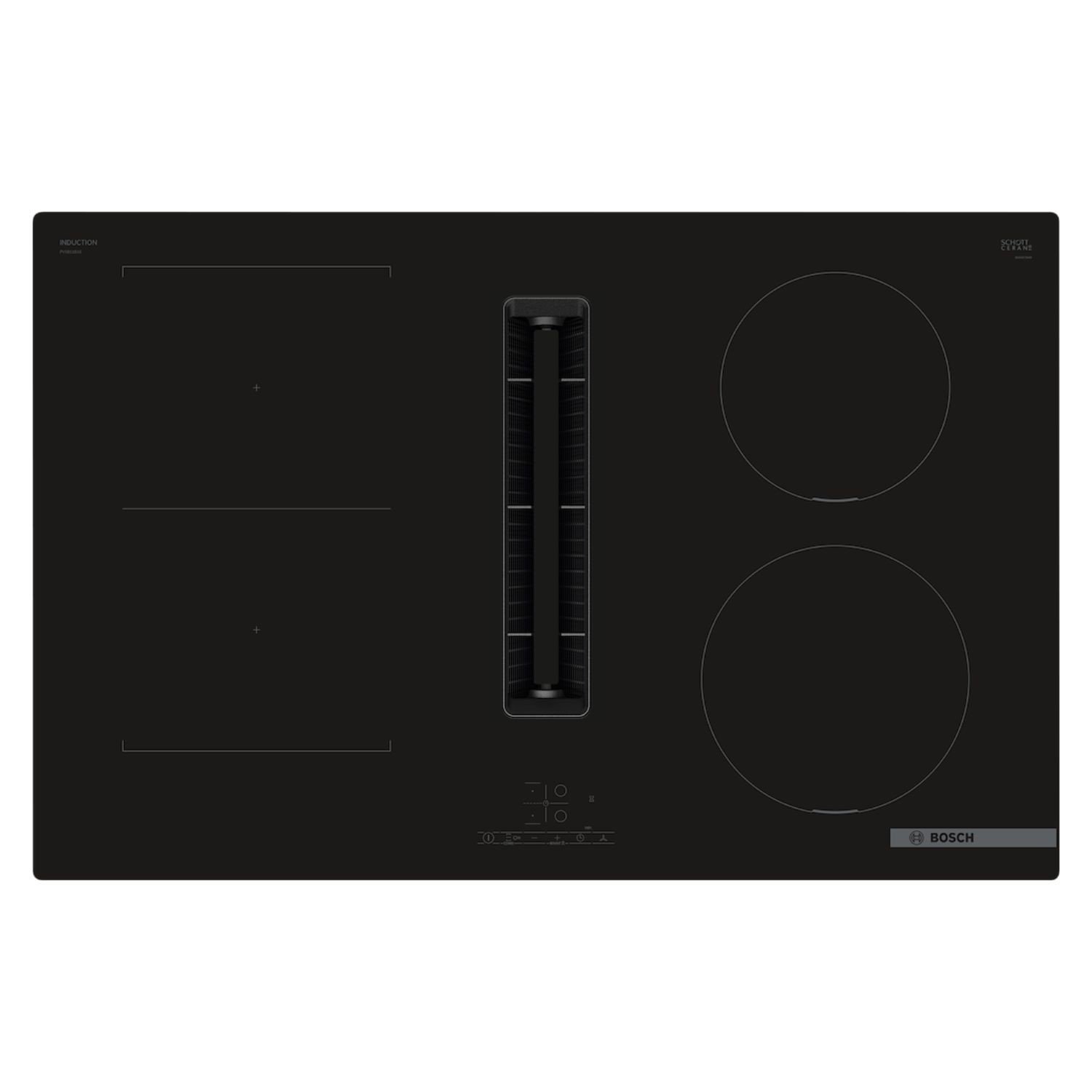061-1 Bosch Series 4 PVS811B16E Venting Induction Hob (Black) - Image 1