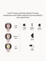 Dyson Supersonic Nural HD16 Hair Dryer - Straight+Wavy (Ceramic Pink/Rose Gold) - Image 3