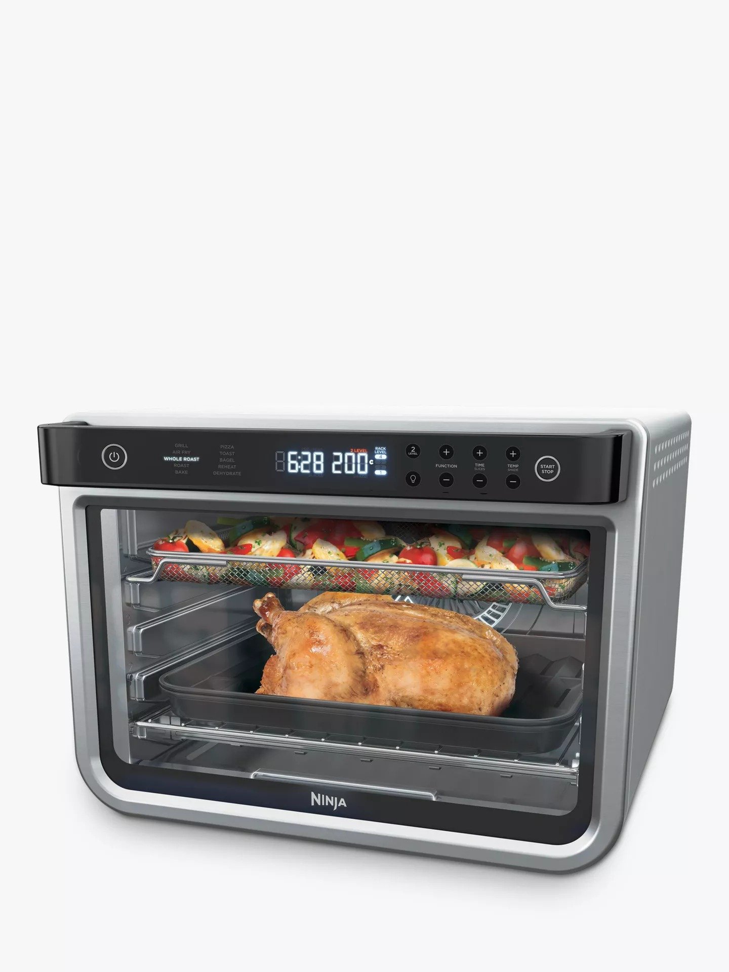 099-1 Ninja Foodi 10-in-1 Multifunction Oven (Black/Silver) - Image 1