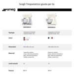 Smeg 50's Style Stand Mixer Full Color (Cream Glossy) - Image 5