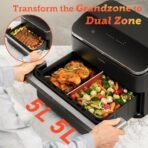 Cosori Dual Blaze TwinFry Chef Edition Air Fryer 10L (Black) - Image 10