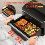 Cosori Dual Blaze TwinFry Chef Edition Air Fryer 10L (Black) - Image 10