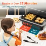 Cosori Dual Blaze TwinFry Chef Edition Air Fryer 10L (Black) - Image 12