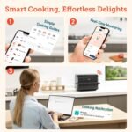 Cosori Dual Blaze TwinFry Chef Edition Air Fryer 10L (Black) - Image 2