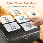 Cosori Dual Blaze TwinFry Chef Edition Air Fryer 10L (Black) - Image 3