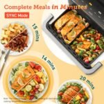 Cosori Dual Blaze TwinFry Chef Edition Air Fryer 10L (Black) - Image 7