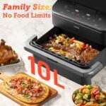 Cosori Dual Blaze TwinFry Chef Edition Air Fryer 10L (Black) - Image 8