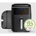 Tefal EasyFry 3-in-1 Digital Air Fryer, Grill & Steamer (Black)