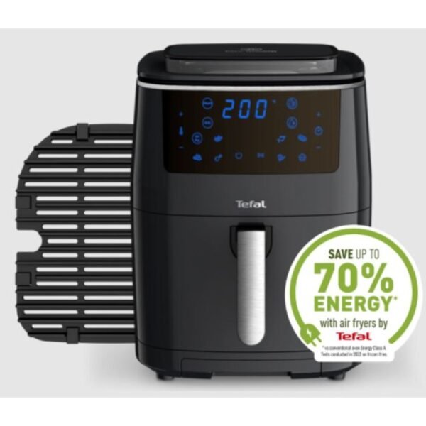 Tefal EasyFry 3-in-1 Digital Air Fryer, Grill & Steamer (Black)