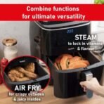 Tefal EasyFry 3-in-1 Digital Air Fryer, Grill & Steamer (Black) - Image 3