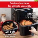 Tefal EasyFry 3-in-1 Digital Air Fryer, Grill & Steamer (Black) - Image 3