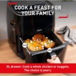 Tefal EasyFry 3-in-1 Digital Air Fryer, Grill & Steamer (Black) - Image 6
