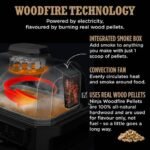 Ninja Woodfire Pro Connect XL Electric BBQ Grill & Smoker (Blue/Black) - Image 14