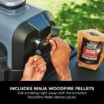 Ninja Woodfire Pro Connect XL Electric BBQ Grill & Smoker (Blue/Black) - Image 15