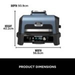 Ninja Woodfire Pro Connect XL Electric BBQ Grill & Smoker (Blue/Black) - Image 16