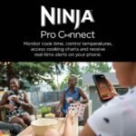 Ninja Woodfire Pro Connect XL Electric BBQ Grill & Smoker (Blue/Black) - Image 5