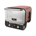 Ninja Woodfire Electric Outdoor Oven, Artisan Pizza Maker and BBQ Smoker (Terracotta/Steel)