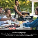 Ninja Woodfire Electric Outdoor Oven, Artisan Pizza Maker and BBQ Smoker (Terracotta/Steel) - Image 5