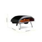 Ooni Koda 16 Gas Powered Outdoor Pizza Oven (30mbar, Black)