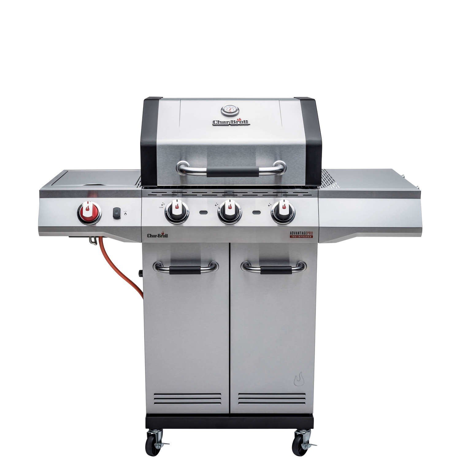 124-1 Char-Broil Advantage PRO S 3 Gas Barbecue (Silver) - Image 1