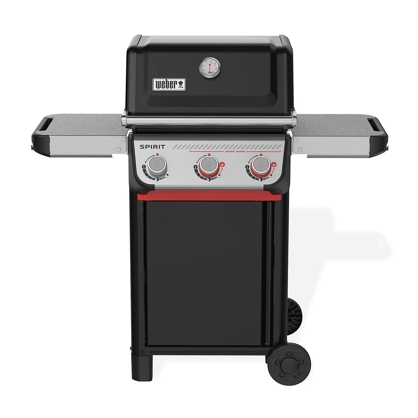 126-1 Weber Spirit E-325 3-Burner Gas BBQ (Black) - Image 1