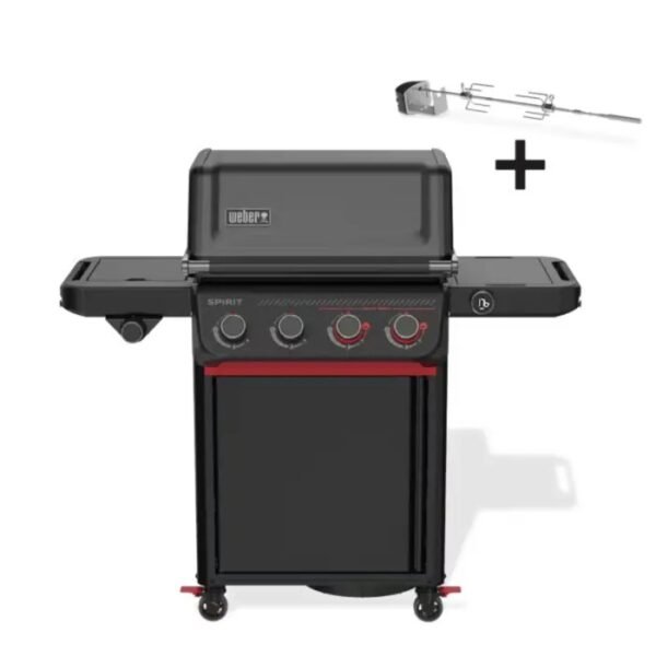 Weber Spirit EPX-435R Stealth Edition Smart Gas Barbecue (Black)