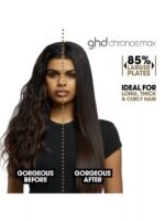 ghd Chronos Max Wide Plate Hair Straightener (Black) - Image 3