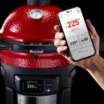 Kamado Joe Konnected Joe Digital Charcoal Grill and Smoker (Black/Red) - Image 3