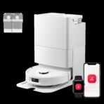 Roborock QV 35A Robot Vacuum and Mop with Multifunctional Dock (White)