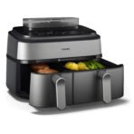 Philips NA555 (Inox) Dual Basket Steam Airfryer - Image 2