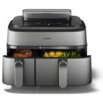 Philips NA555 (Inox) Dual Basket Steam Airfryer - Image 4