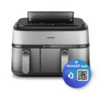 Philips NA555 (Inox) Dual Basket Steam Airfryer - Image 5