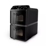Philips 4000 Series Stacked Dual Basket Airfryer 10L (Black)