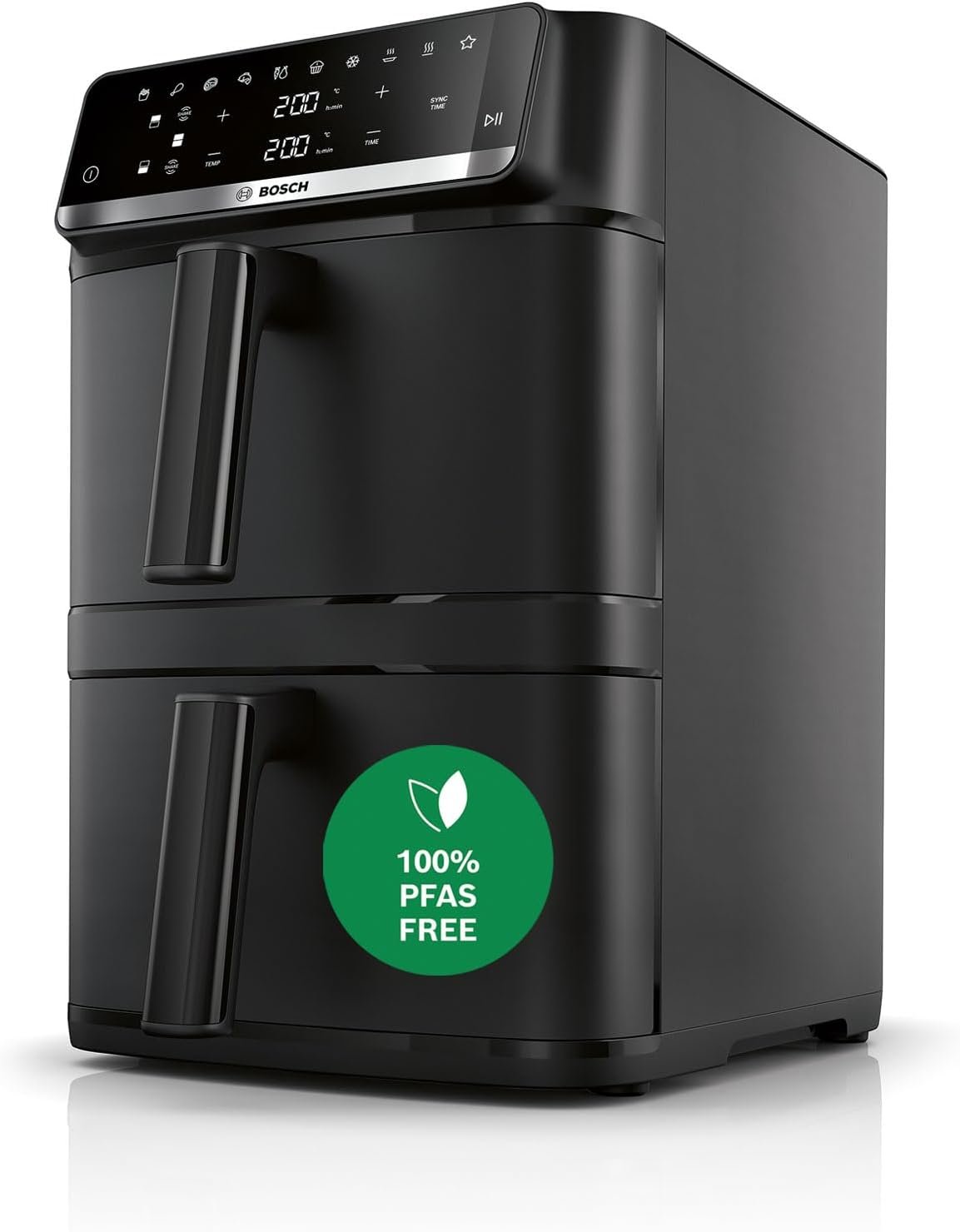 168-1 Bosch Series 6 MAFD661B0 XXL Double Stack Air Fryer (Black) - Image 1