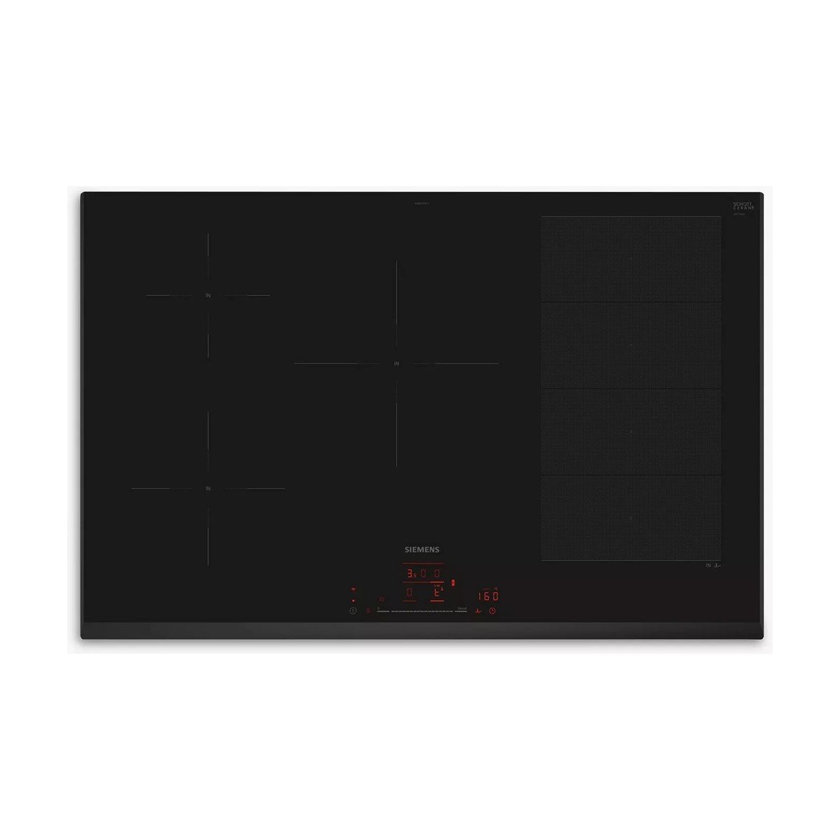 038-1 Siemens iQ700 EX851HVC1E Flex Induction Hob (Black) - Image 1