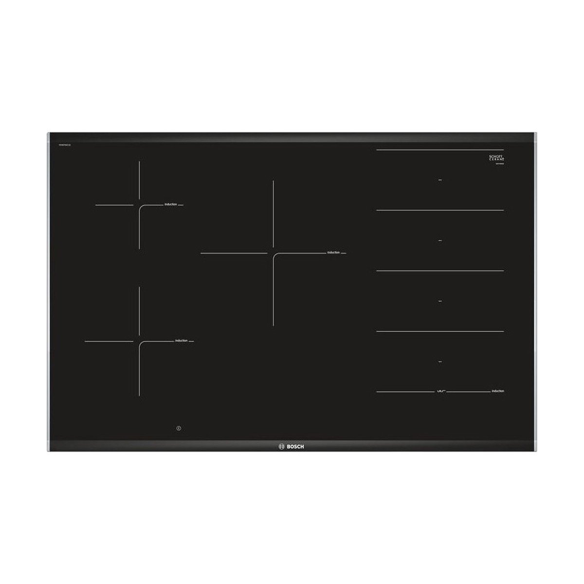 041-3 Bosch Series 8 PXV875DC1E FlexInduction Hob (Black) - Image 1
