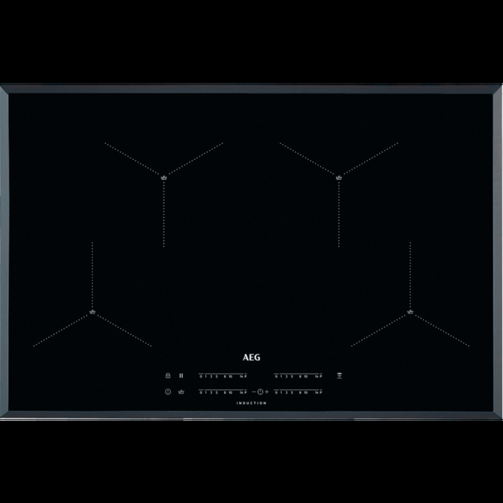 052-1 AEG IAE84411FB SenseBoil Induction Hob (Black) - Image 1