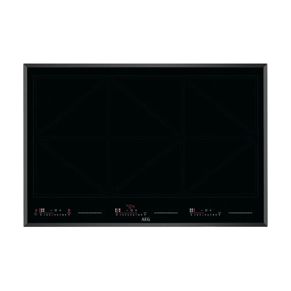 054-13-1 AEG IKK86681FB 8000 TotalFlex Induction Hob (Black) - Image 1