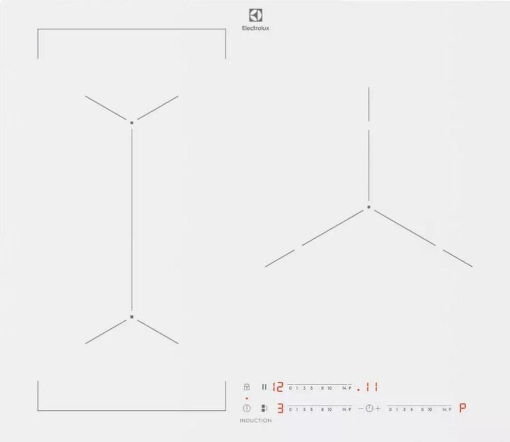 063-6 Electrolux EIV63342CW Induction Hob (White) - Image 1
