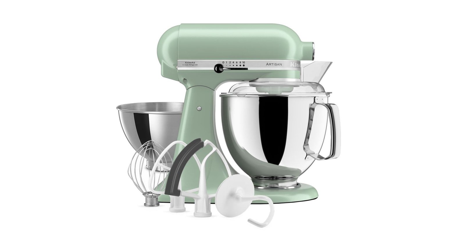 173-1 KitchenAid 5KSM175PS (Pistachio) Stand Mixer - Image 1