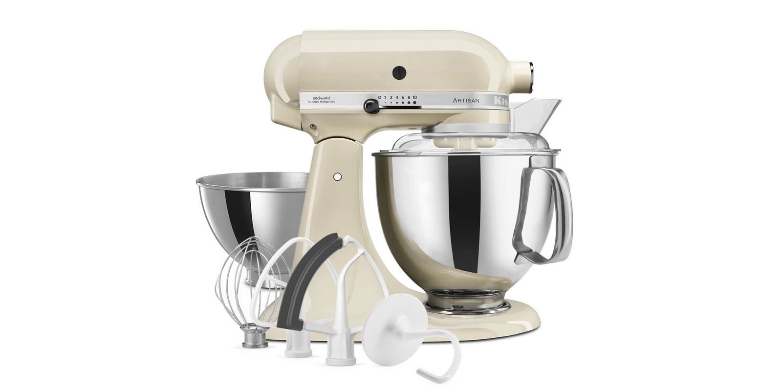 174-1 KitchenAid 5KSM175PS (Almond Cream) Stand Mixer - Image 1