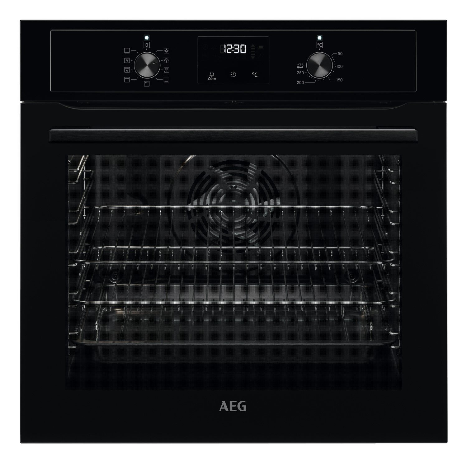 180-1 AEG BEX335011B 3000 SurroundCook Built-In Electric Single Oven (Black) - Image 1