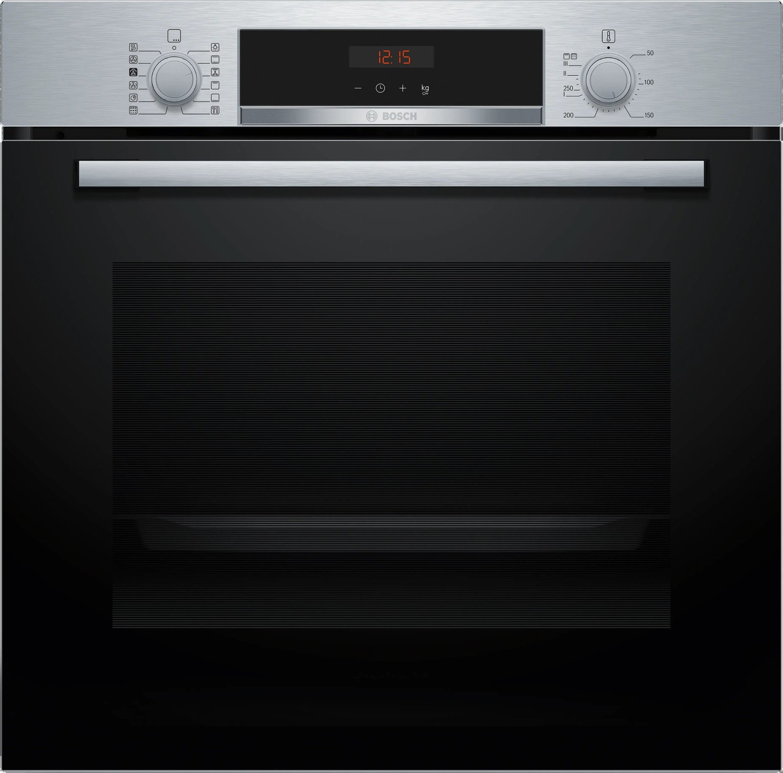 181-1-1 Bosch Series 4 HQA574BS3B Built-In Single Oven with Added Steam (Stainless Steel) - Image 1