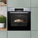 Bosch Series 4 HQA574BS3B Built-In Single Oven with Added Steam (Stainless Steel) - Image 2