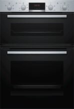 Bosch Series 2 MHA133BR0B Built-In Electric Double Oven (Stainless Steel and Black)