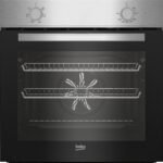 Beko QBSE222X AeroPerfect Built-In Multifunction Oven and Ceramic Hob Pack (Stainless Steel)