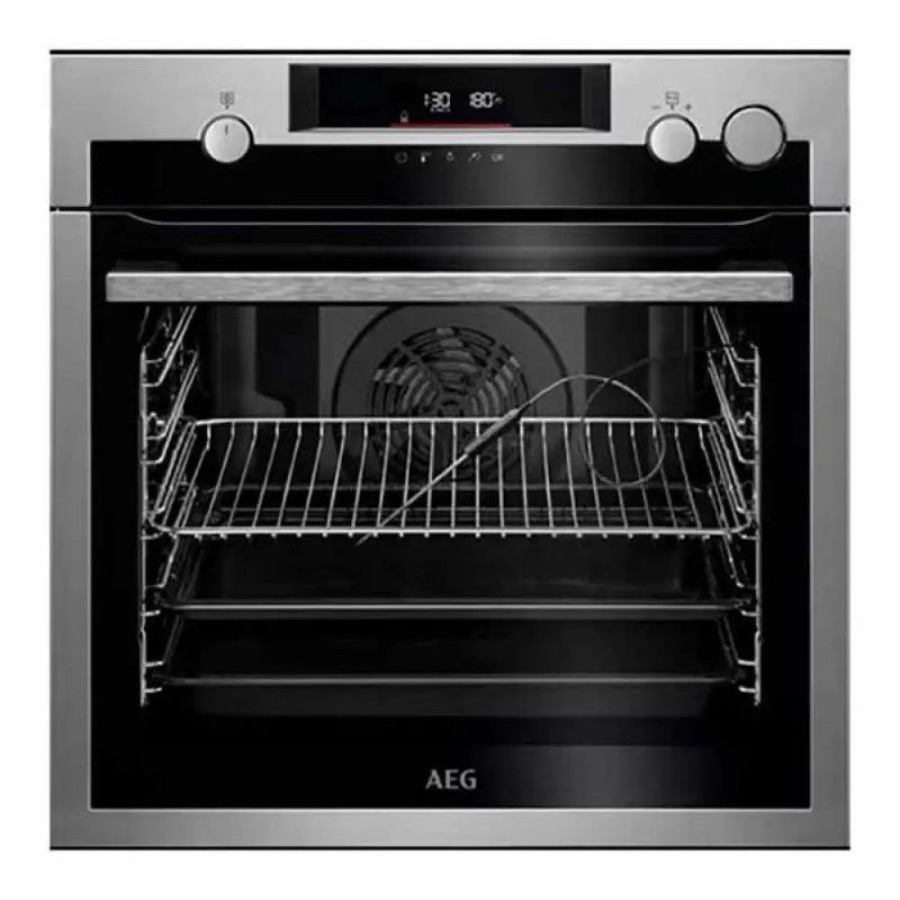 194-1 AEG 7000 SteamCrisp BSE572360M Built-In Steam Oven with Pyrolytic Cleaning (Stainless Steel) - Image 1