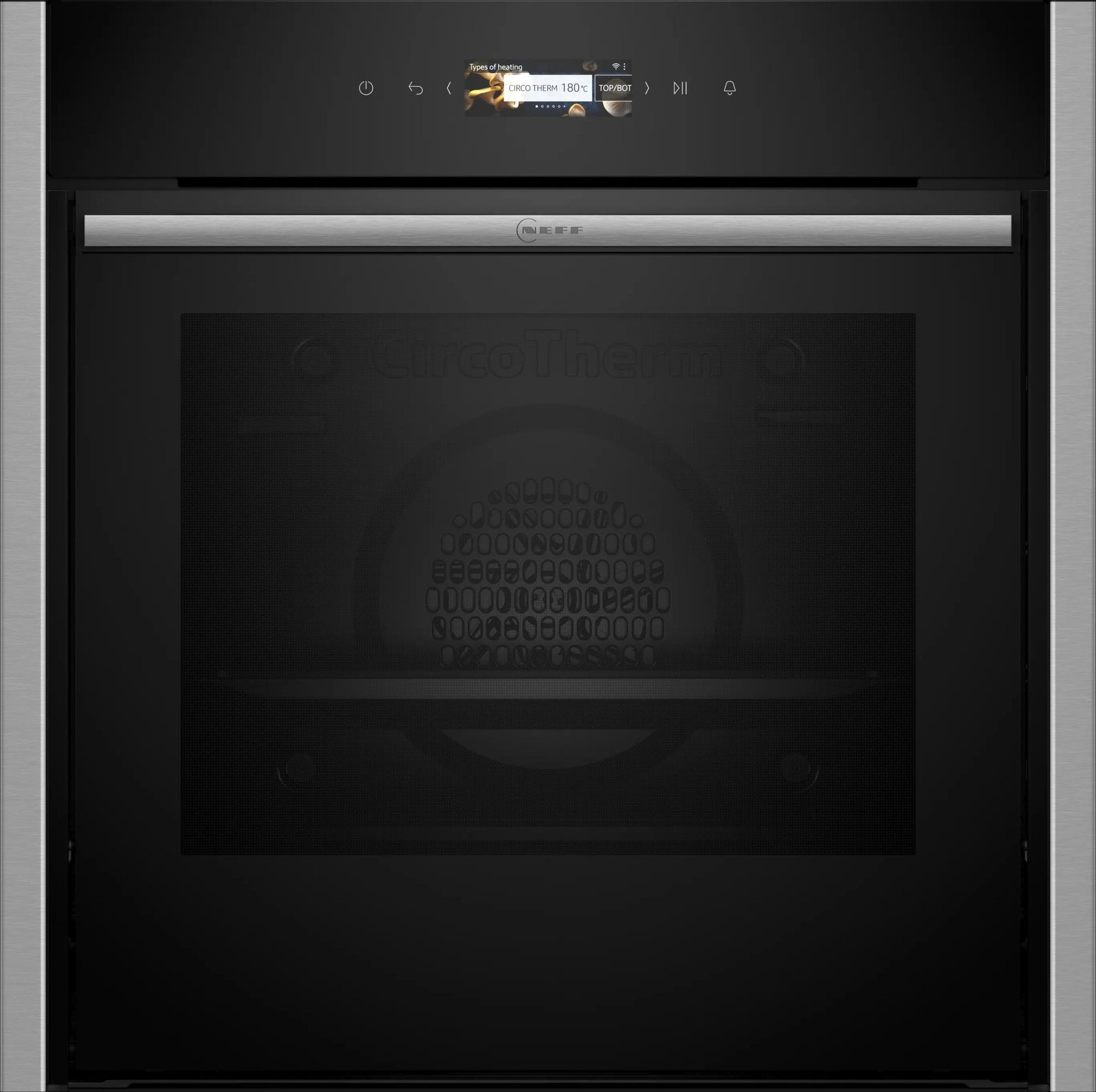 197-1-1 Neff N70 B54CR71N0 Built-In Pyrolytic Oven with Slide & Hide (Stainless Steel) - Image 1