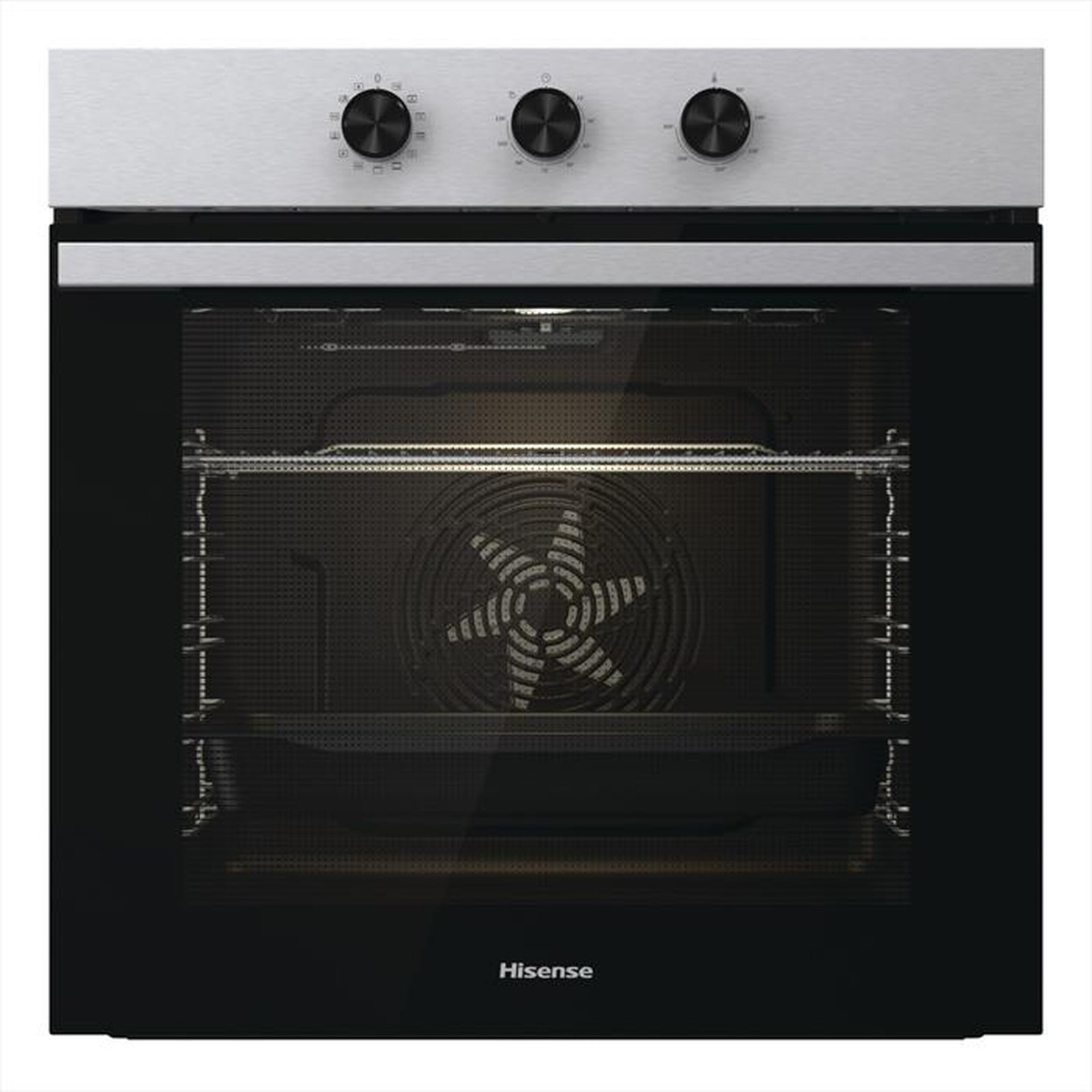 205-1 Hisense BI61111AX Built-In Multifunction Single Oven with Steam Clean (Stainless Steel) - Image 1